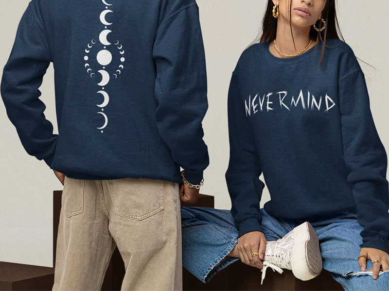 BTS Nevermind Print Sweatshirt