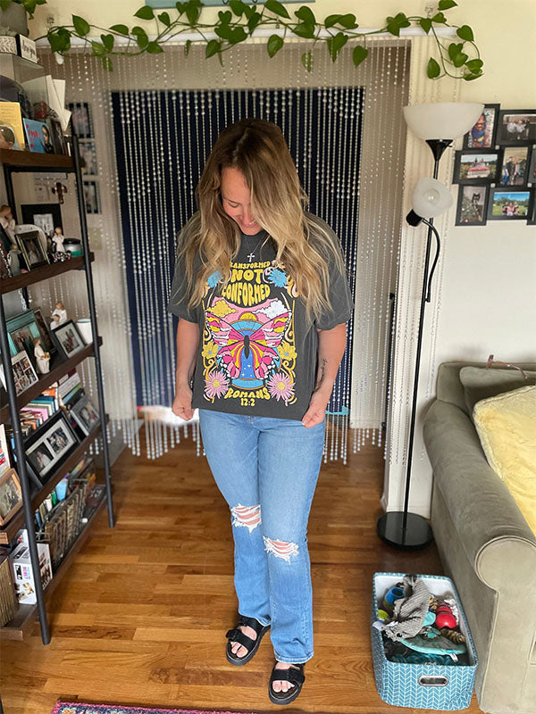 Retro Faith Casual T-shirt