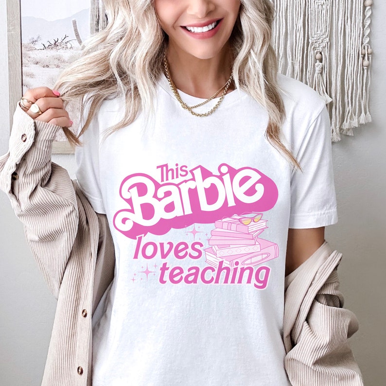 Barbie Teacher Back To School Cute T-shirt