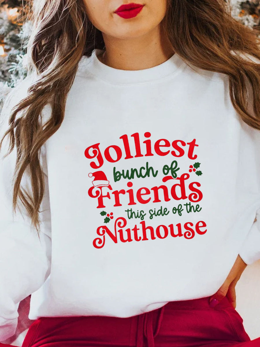 Jolliest Bunch Of Assholes Christmas Sweatshirt