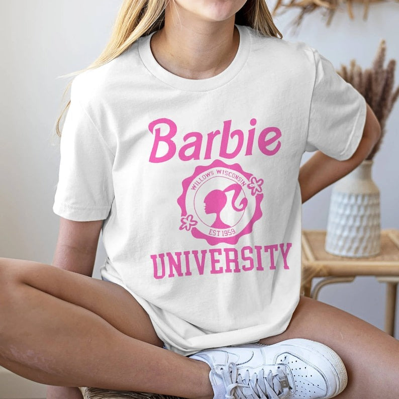 Barbie University Shirt