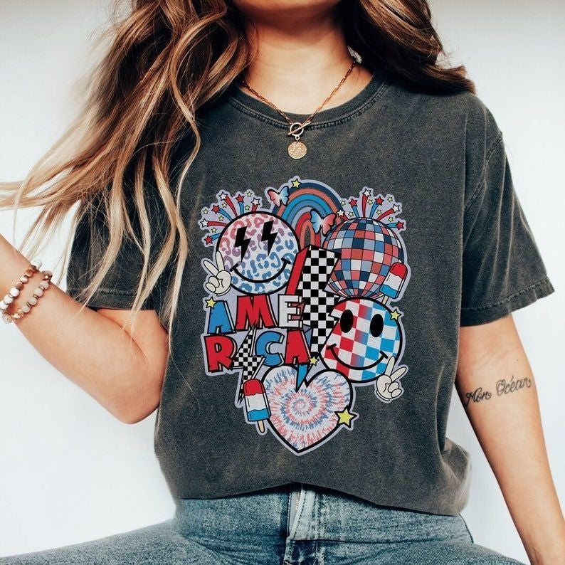 Retro 4th Of July Independence Day T-shirt