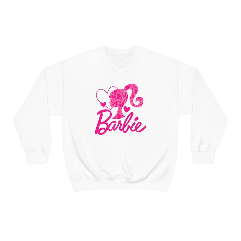 Pink Barbie Print Sweatshirt