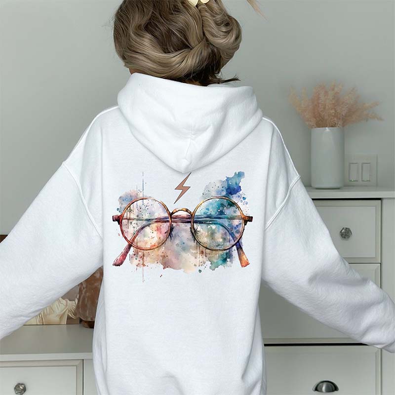 Double Side Wizard HP Glasses Magic Hoodie