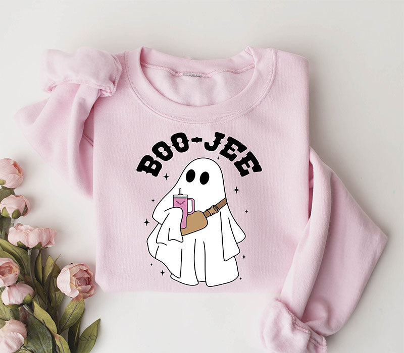Boo Jee Ghost Cute Funny Halloween Sweatshirt