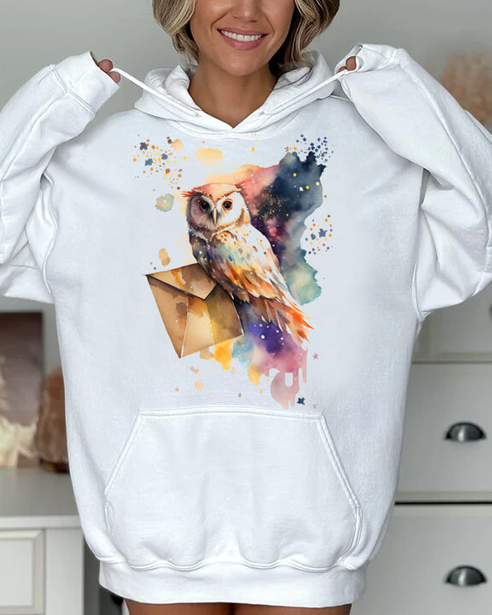 Magic Wizard School White Hoodie
