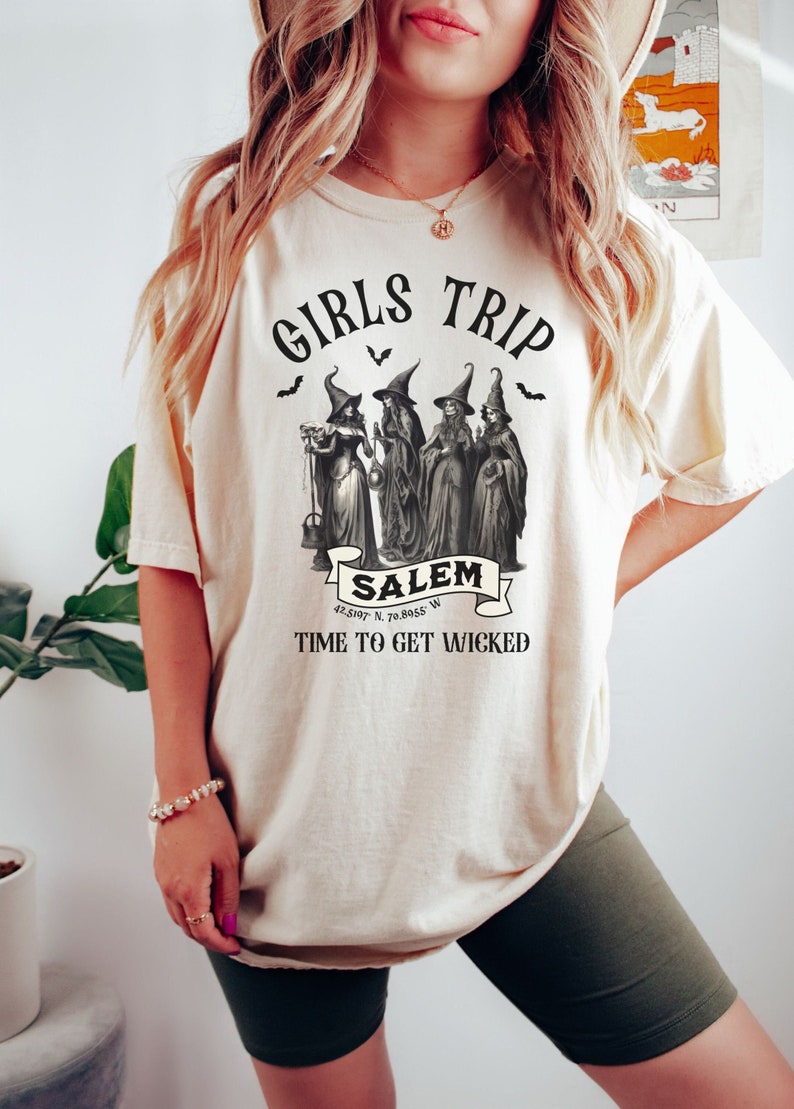 Girls Trip Salem Halloween Witch T-shirt