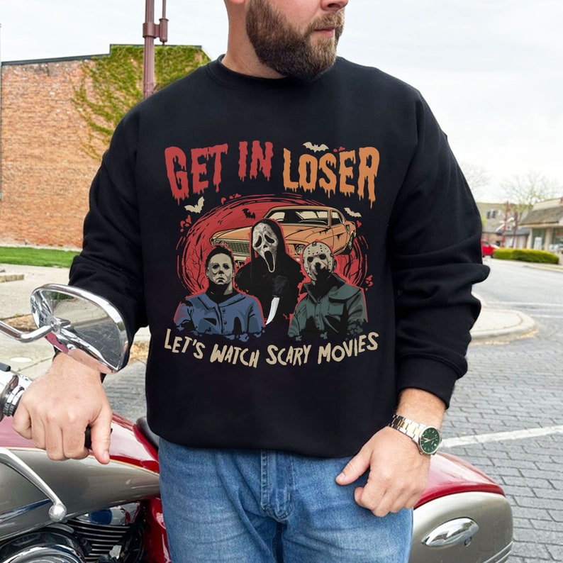 Let's Watch Scary Movies Sweatshirt