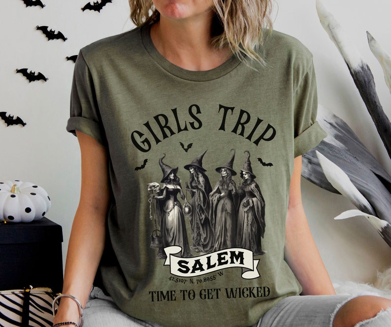 Girls Trip Salem Halloween Witch T-shirt