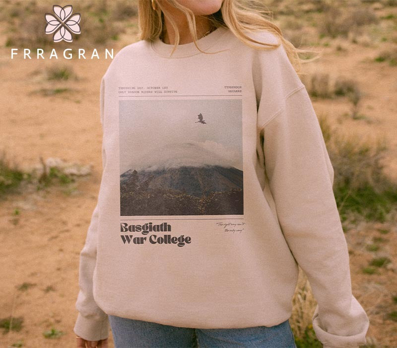 Fourth Wing Crewneck Casual Sweatshirt