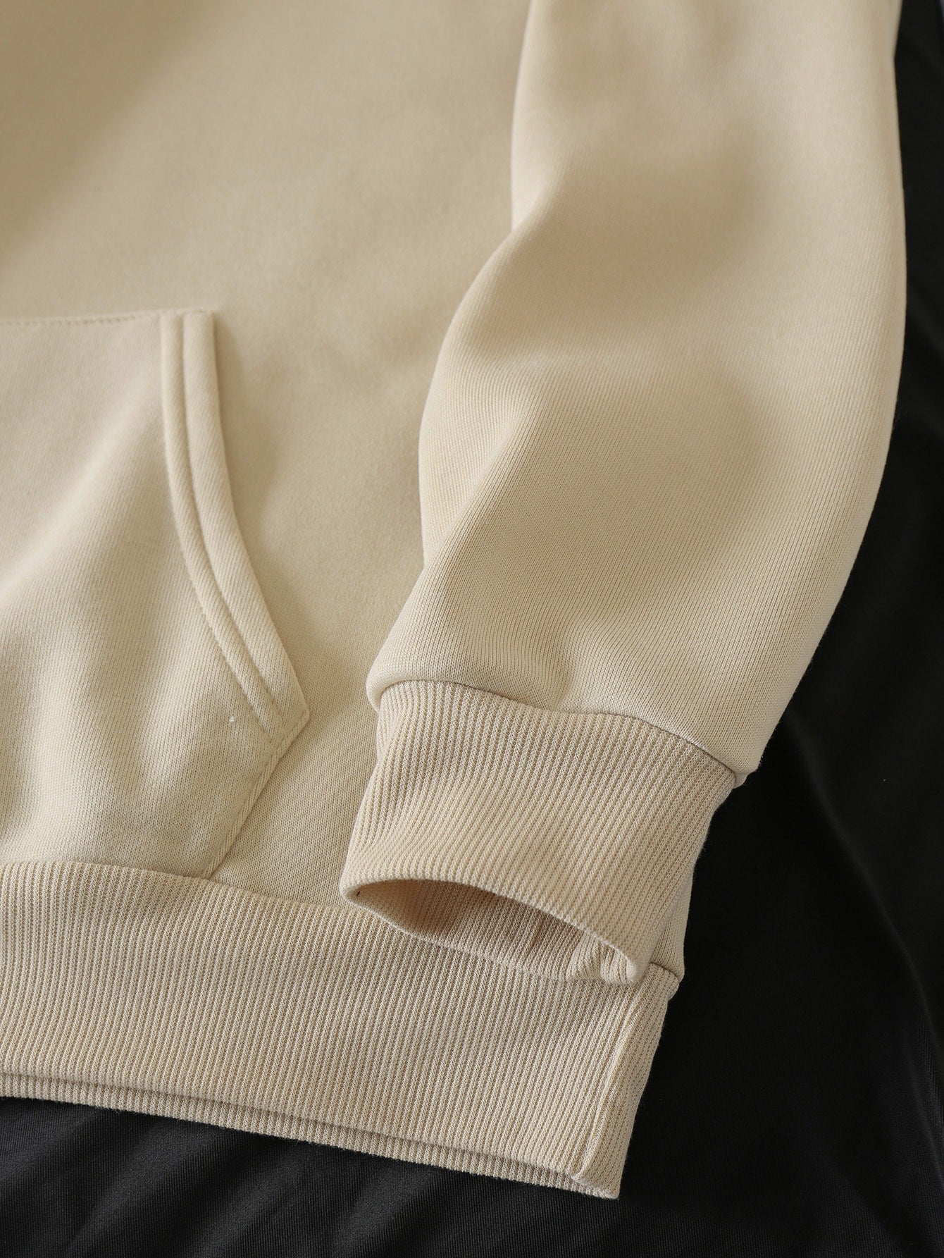 Floral And Letter Graphic Drawstring Hoodie