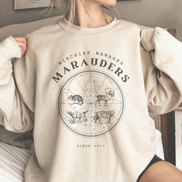 Marauders Wolfstar Crewneck James Potter Sweatshirt