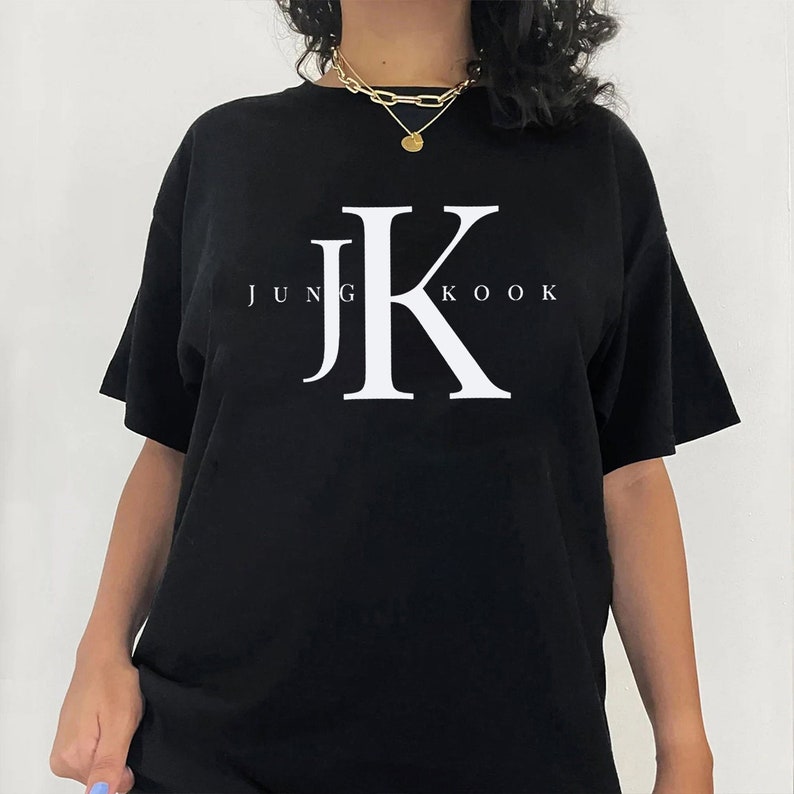 BTS Jungkook JK Print T-shirt
