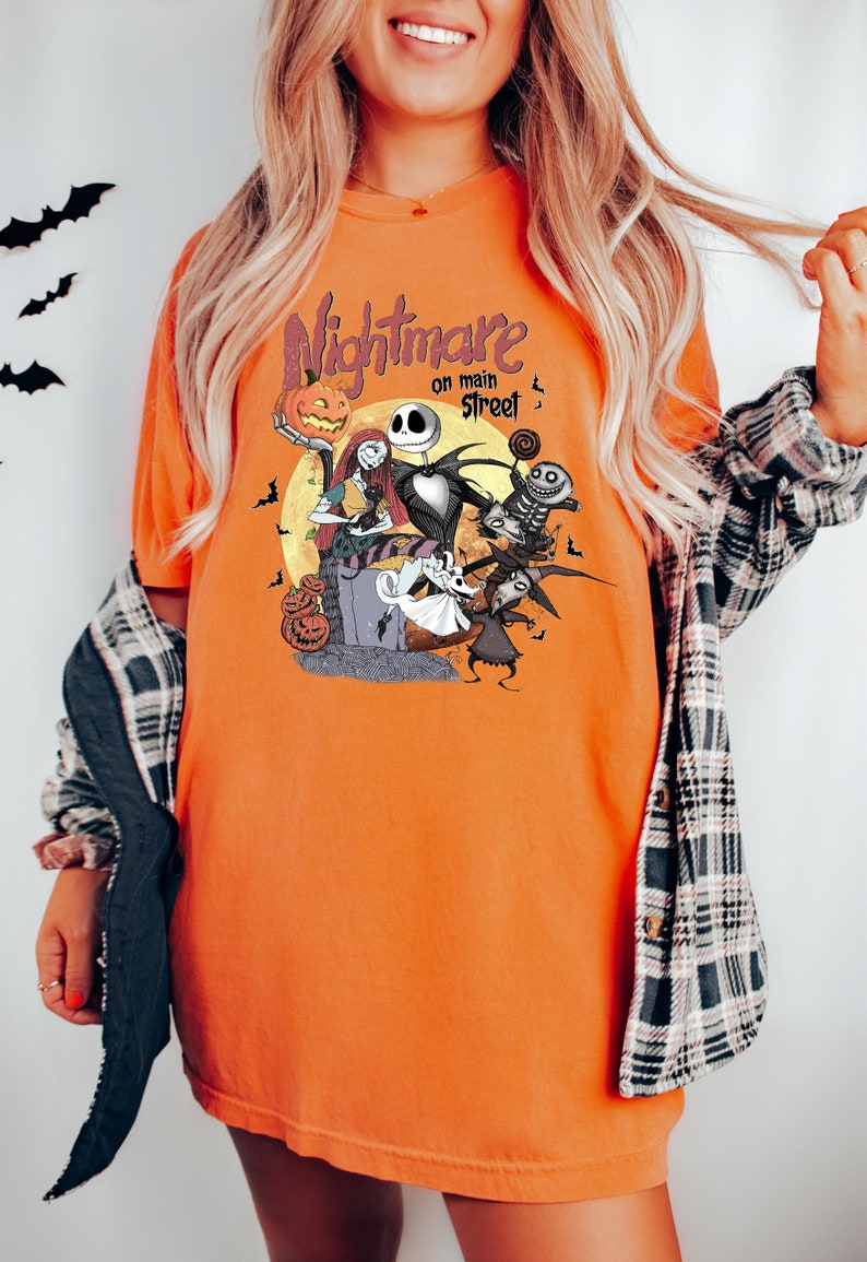 Nightmare On Main Street Pumpkin Halloween T-shirt